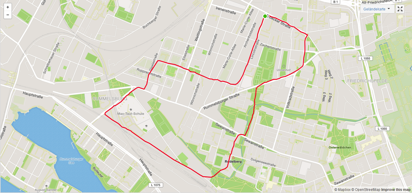 eingeplant: laufen in Berlin