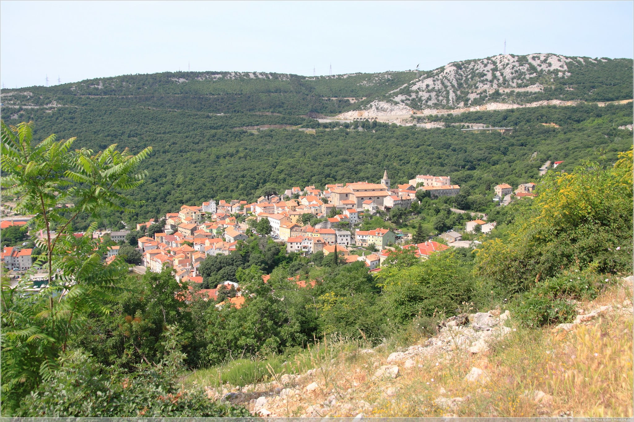 an der Küste entlang nach Zadar