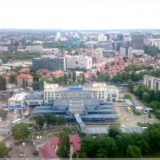 Blick über Zagreb aus der 25. Etage