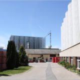 das neue Lager im Aufbau, Budweis Brauerei