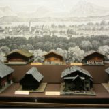 typische Alpenhütten