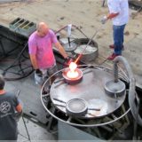 Glasbläser in der Glasi Hergiswil