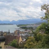 Blick über Luzern zum Viewaldstättersee