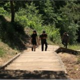 Aufstieg zu den drei Kreuzen