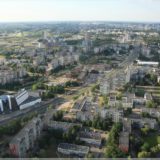 Blick vom Fernsehturm auf Vilnius