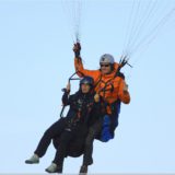 Romina im Landeanflug