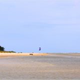Kitesurfer am Kap Kolka