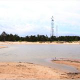 Blick zum Strand am Kap Kolka