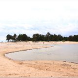 Blick zum Strand am Kap Kolka