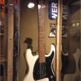 Johnnys white Mosrite guitar