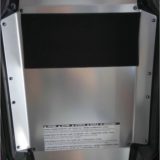 Klettband eingeklebt