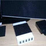 Klettband an Ladegeräten