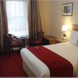 das Hotelzimmer in Dublin