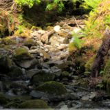 Wasser Spiele an der Kirche