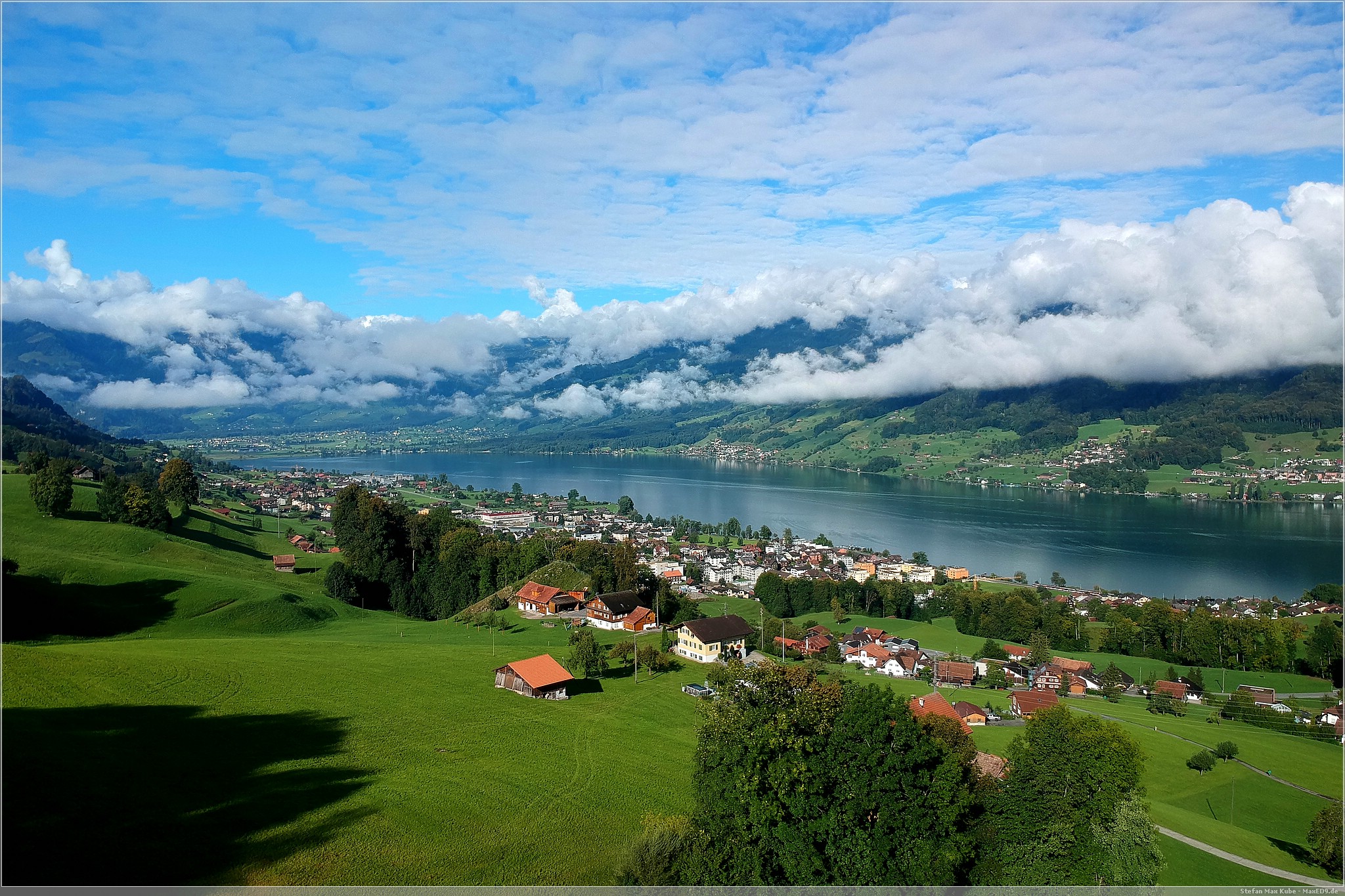 Wolken über dem Sarnersee