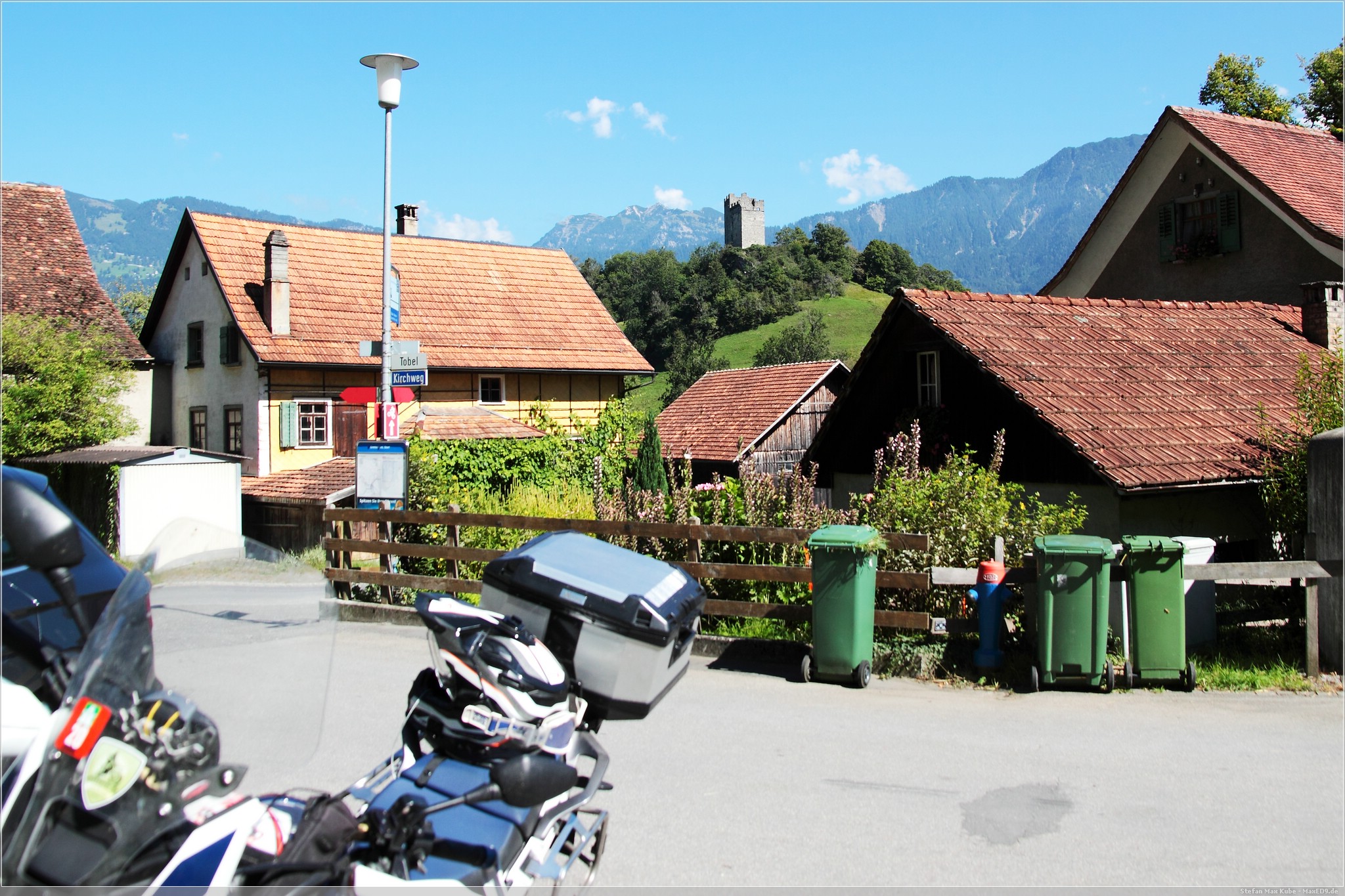 Ruine Wartau, St. Gallen, Schweiz