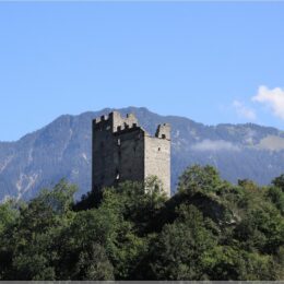 Ruine Wartau, St. Gallen, Schweiz