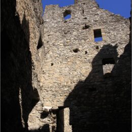 Ruine Wartau, St. Gallen, Schweiz