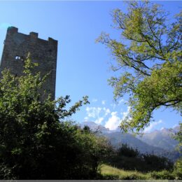 Ruine Wartau, St. Gallen, Schweiz