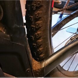 grober Schmutz entfernt