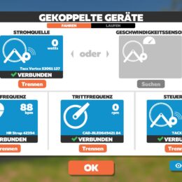 Zwift: Geräte verbinden