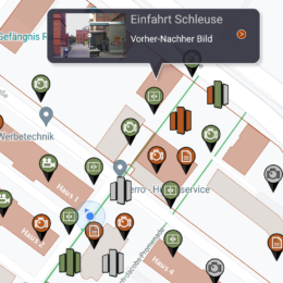Begelitapp - Karte