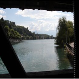 Sicht von der oberen Schleuse