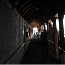 Treppe zur Schlosskirche und Schloss