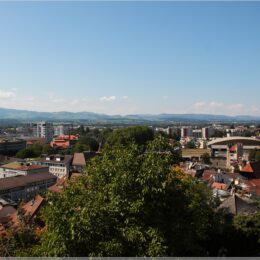 Blick vom Schloss Thun