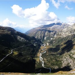 Blick von der Furkastrasse