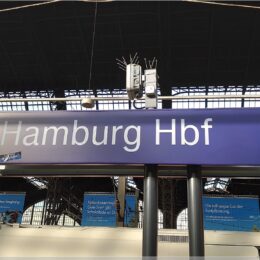 Ankunft am Hauptbahnhof Hamburg