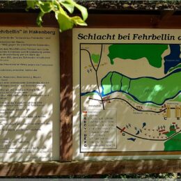 Hinweistafel Schlacht bei Fehrbellin