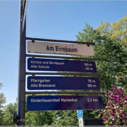 Wegweiser in RIbbeck