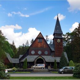 norwegische Holzkirche