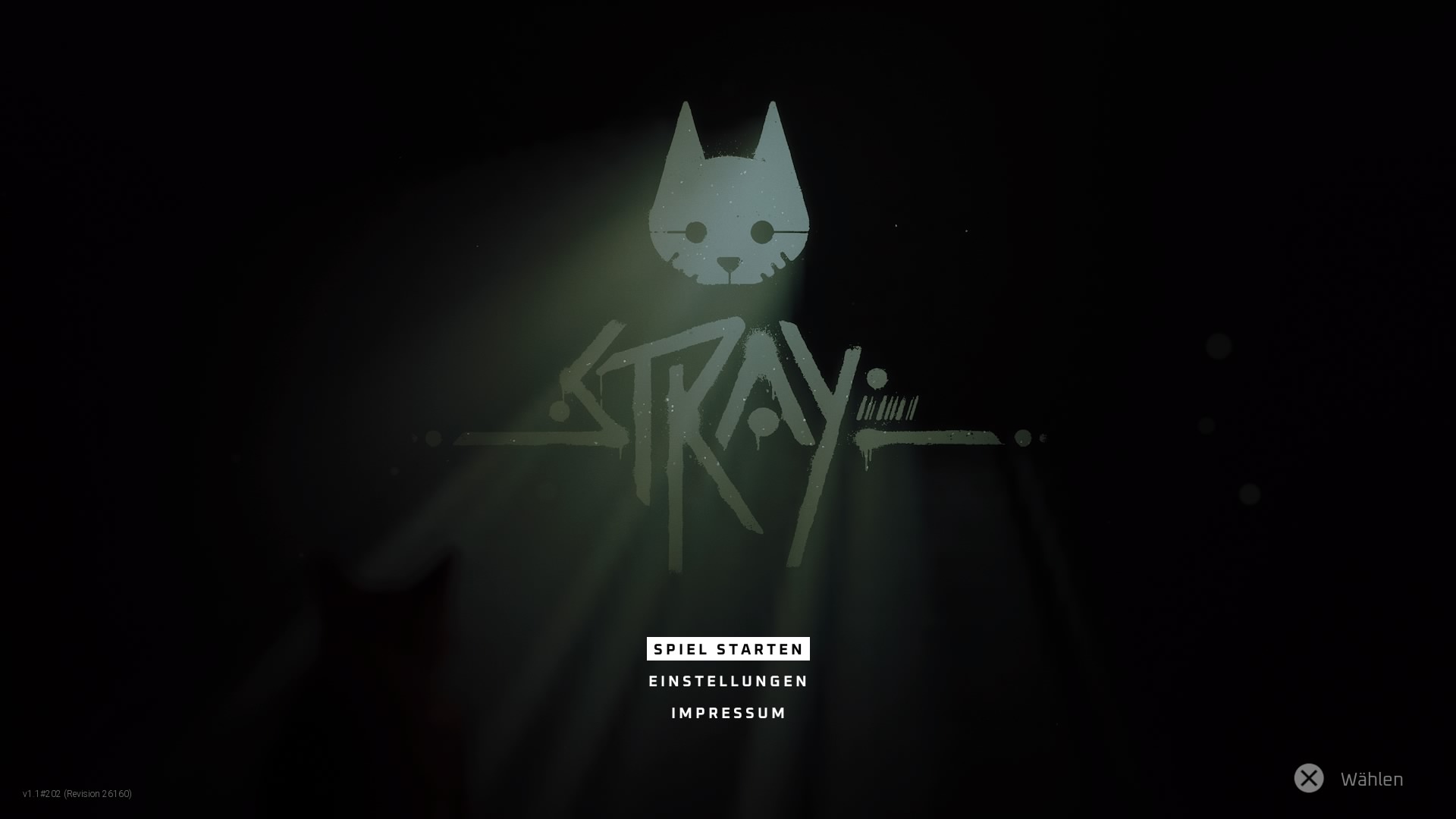 Stray Startbildschirm
