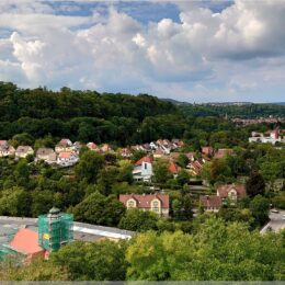 Blick von Großcomburg