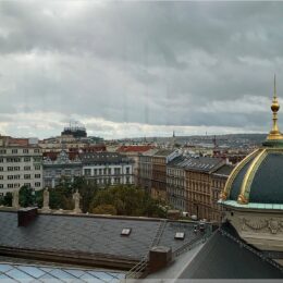 Blick über Prag vom Nationalmuseum