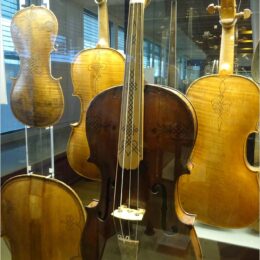 verzierte Violine