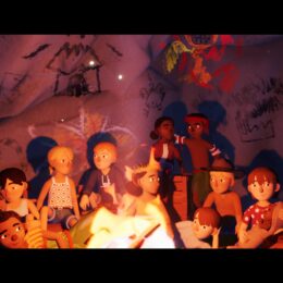 im Kinderheim erzählt man die Geschichte von Tchia