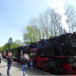 BR 99 7241-5 mit Traditionswagen