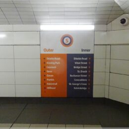 Linienplan, Subway Station Shields Road
