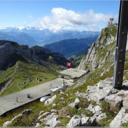 Pilatus-Kulm von oben