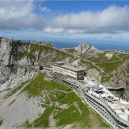 Pilatus-Kulm gesehen vom Esel