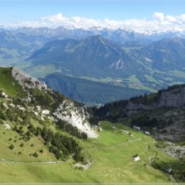 Blick aus der Pilatus-Bahn