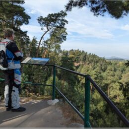 Aussicht an den Prachauer Felsen