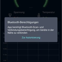 Battery Guard App erster Start