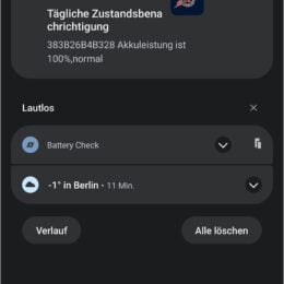 Benachrichtigung