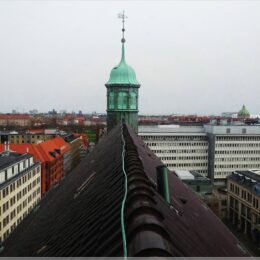 Blick auf die Trinitatis Kirche
