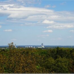 Blick zum Zementwerk Rüdersdorf