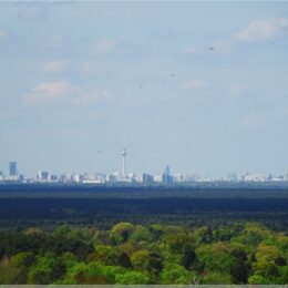 Blick nach Berlin und zum Fernsehturm